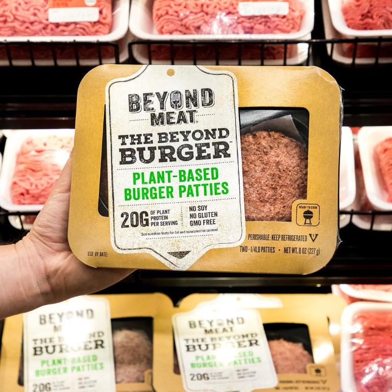 Beyond Meat in Meat Section 