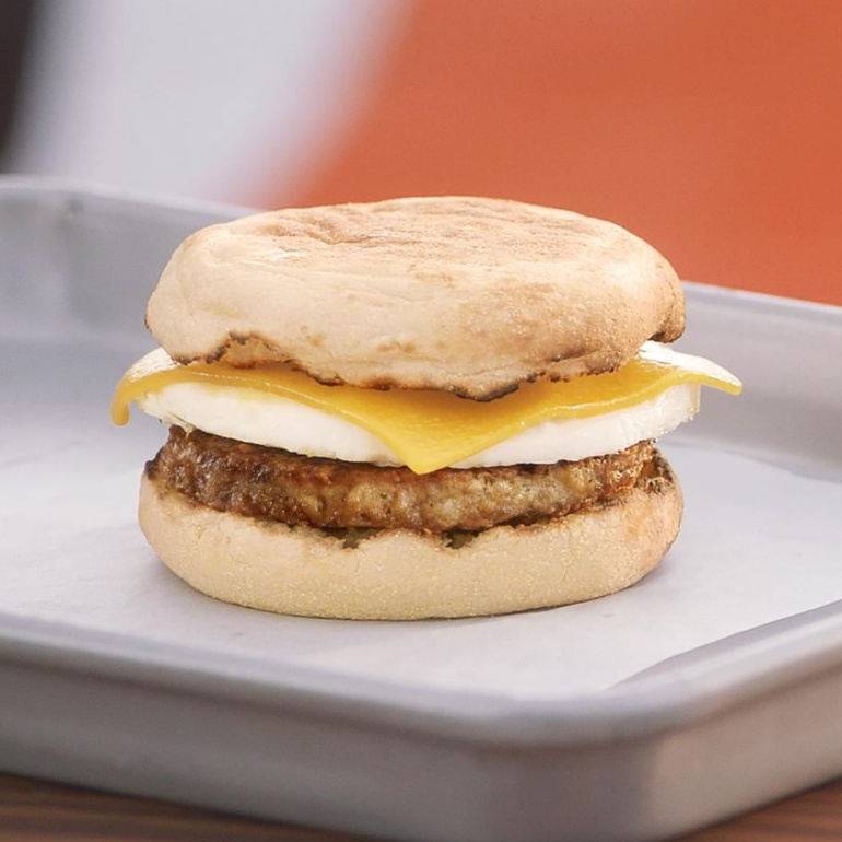 Beyond Meat Sausage Sandwich