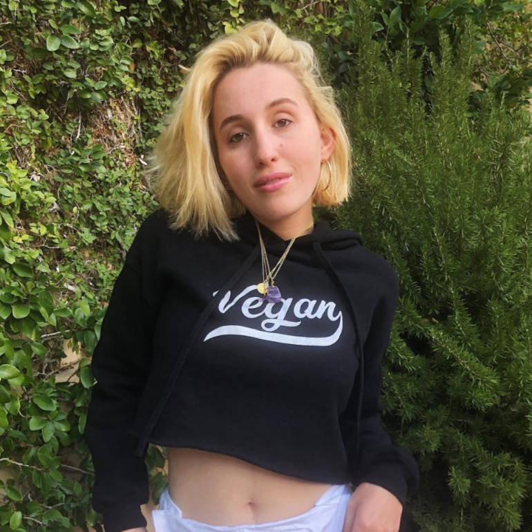 Harley Quinn Smith In Vegan Shirt