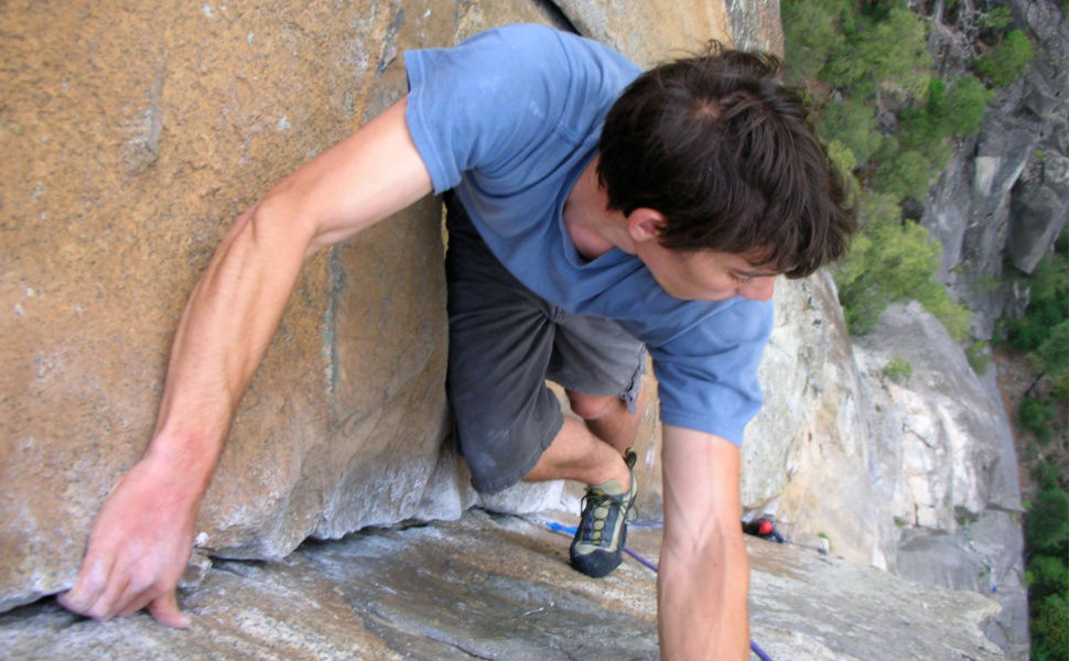 Honnold Climbing